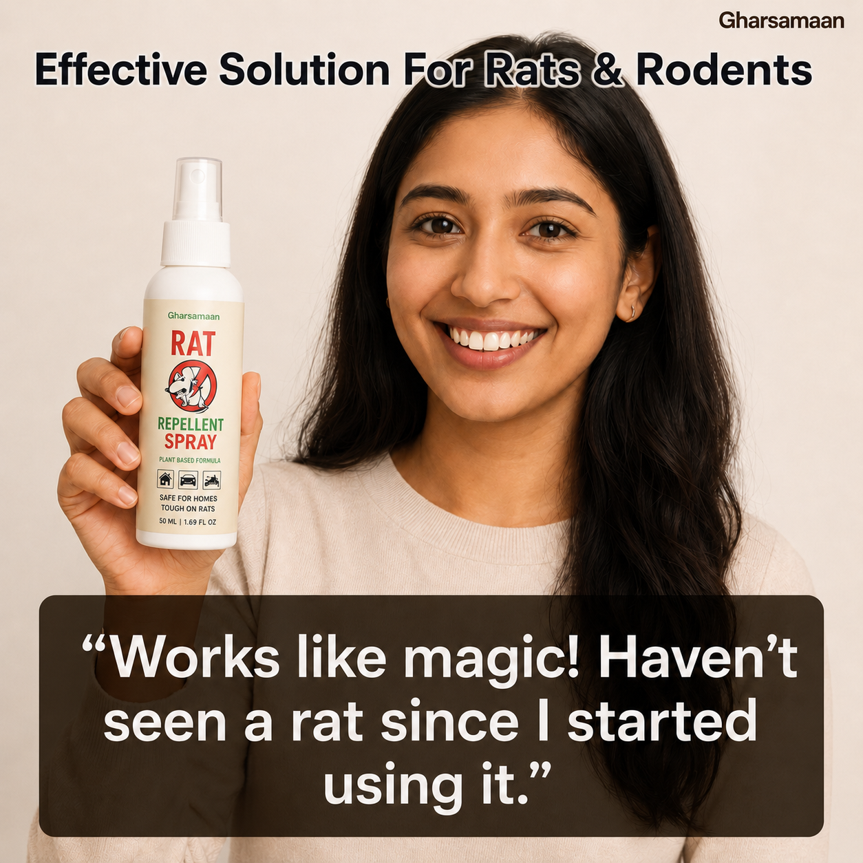 Rat Repellent Spray 50ML Buy 1 Get 2 Free